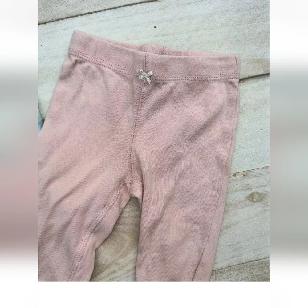 Carter's Baby Girl Mouse SS One Piece With Stretch Pants Blue Pink Size 6 Months